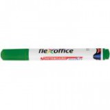 Táblamarker, 2,5 mm, kúpos, FLEXOFFICE "WB03", zöld [12 db]