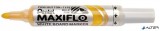 Táblamarker, 2,5 mm, kúpos, PENTEL 'Maxiflo MWL5M', sárga