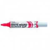 Táblamarker, 2,5 mm, kúpos, PENTEL "Maxiflo MWL5M", piros