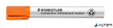 Táblamarker, 2 mm, kúpos, STAEDTLER 'Lumocolor® 351', narancssárga