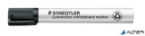 Táblamarker, 2 mm, kúpos, STAEDTLER "Lumocolor® 351", fekete