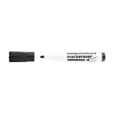 Táblamarker ICO Markeraser mágneses kupakkal törlõvel fekete 1-3mm