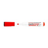Táblamarker ICO Markeraser mágneses kupakkal törlõvel piros 1-3mm