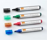 Táblamarker készlet, folyékonytintás, NOBO 4 különböző szín (VN2408)