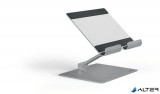 Tablet tartó állvány, asztali, DURABLE "RISE", ezüst