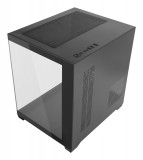 Tacens Mars Gaming MC-VIEW2 Mini Tower Fekete
