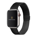 Tactical 333 Loop magnetikus rozsdamentes acél szíj Apple Watch 1/2/3/4/5/6/7/8/9/SE készülékhez 38/40/41mm fekete