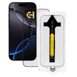 Tactical Impact Barrier Apple iPhone Air (2025) tempered glass kijelzővédő fólia felhelyező kerettel