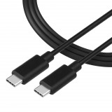 Tactical USB-C- USB-C kábel fekete 1m (126188) (TA126188) - Adatkábel
