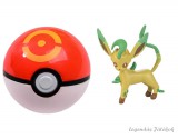 Takara TOMY Labdába zárható mini Pokemon jellegű figura - Leafeon