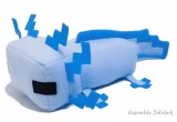 Takara TOMY Minecraft kék Axolotl jellegű plüss 25 cm