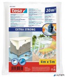 Takarófólia, lépésálló, extra erős, 5 m x 4 m, TESA "Extra Strong"