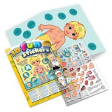 TAKTIK Vydavateµstvo, s.r.o. Dénes Gábor: 3D Fun Stickers - Human Body - Az emberi test 3D matricákkal - könyv