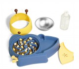 Tál automata vízadagolóval kutyának és macskának 2 az 1-ben - kék