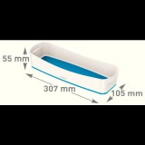 Tálca, keskeny, LEITZ "MyBox", fehér-kék (52581036)