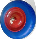 talicskához kerék fém felnis, poliuretan 3.5-8, csapágy+tengely