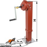 Támasztócsörlő három fokozatos, hajtóművel