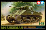 Tamiya Tamiya US Medium Tank M4 SHERMAN Early Production 1:48 makett harcjármű (300032505)