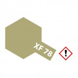 Tamiya Tamiya XF-78 Flat Wooden Deck Tan 10ml makett festék (300081778)
