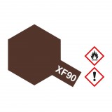 Tamiya Tamiya XF-90 AcrMini Red Brown 2 10ml makett festék (300081790)