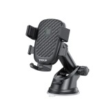 Tapadókorongos autós telefontartó YooUp S15 fekete