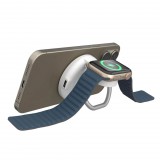 Targus HyperJuice Qi2 2-in-1 Magnetic Charging Stand HJ3310WHGL