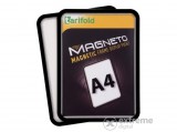 Tarifold "Magneto" A4 mágneses tasak öntapadós háttal, fekete