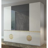 Tarocco Vaccari Mhanu 4-ajtós gardróbszekrény