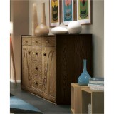 Tarocco Vaccari TV-Credenze 2-ajtós tálalószekrény 6 fiókkal