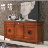 Tarocco Vaccari TV-Credenze 3-ajtós tálalószekrény 3 fiókkal