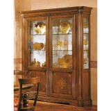 Tarocco Vaccari TV-Vetrine intarziás 2-ajtós vitrines szekrény