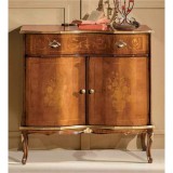 Tarocco Vaccari Verde 2-ajtós tálalószekrény 1 fiókkal