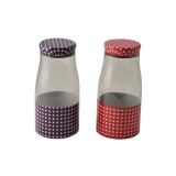 Tároló, befőttes üveg, 2 db-os szett, 2 x 1,4 l - Ingyenes szállítással!