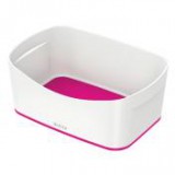 Tároló doboz, LEITZ "MyBox", fehér-rózsaszín