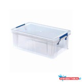 Tároló doboz, mûanyag 10 liter, Fellowes(R) ProStore átlátszó