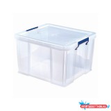 Tároló doboz, mûanyag 48 liter, Fellowes(R) ProStore átlátszó