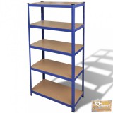 Tároló Polc Garázs tároló Szervező Kék