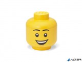 Tárolódoboz, fej, kicsi, LEGO, Happy Boy