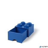 Tárolódoboz, fiókos, LEGO 'Brick', kék