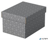 Tárolódoboz, S méret, ESSELTE "Home", szürke