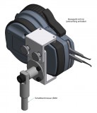 Tartó adapter Kroeplin D1, H1, D2, H2 sorozatú tapintókaros mérőórákhoz, 8004-50
