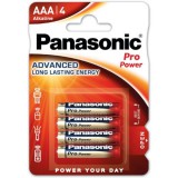 Tartós elem Panasonic Pro Power AAA mikro 1.5V szupertartós alkáli 4 db-os