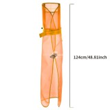 Tartós zöld fűnyíró kötény por- és szennyeződés elleni védelemmel