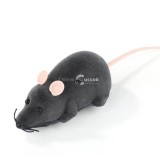 Távirányítós macskajáték egér, barna testtel és fekete fülekkel