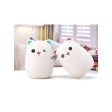 Távirányítós RGB LED macska alakú éjszakai fény gyerekeknek és felnőtteknek