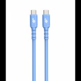 TB AKTBXKUCC2SI10N USB-C apa - USB-C apa 2.0 Adat és töltő kábel - Kék (1m) (AKTBXKUCC2SI10N)
