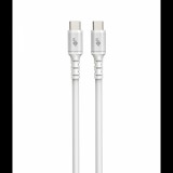 TB AKTBXKUCC2SI10W USB-C apa - USB-C apa 2.0 Adat és töltő kábel - Fehér (1m) (AKTBXKUCC2SI10W)