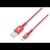 TB AKTBXKUCMISI10R USB-A apa - USB-C apa 2.0 Adat és töltő kábel - Piros (1m) (AKTBXKUCMISI10R)