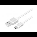 TB AKTBXKUCSBA200V USB-A apa - USB-C apa Adat és töltő kábel - Ezüst (2m) (AKTBXKUCSBA200V)