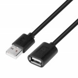 TB AKTBXPU1PAAW18B USB-A apa - USB-A anya 2.0 Hosszabbító kábel - Fekete (1.8m) (AKTBXPU1PAAW18B)